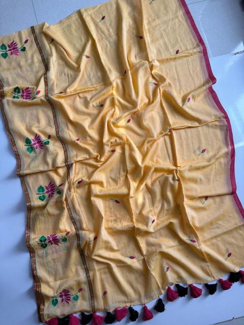Vastrangan lotus embroidery sarees suppliers in india